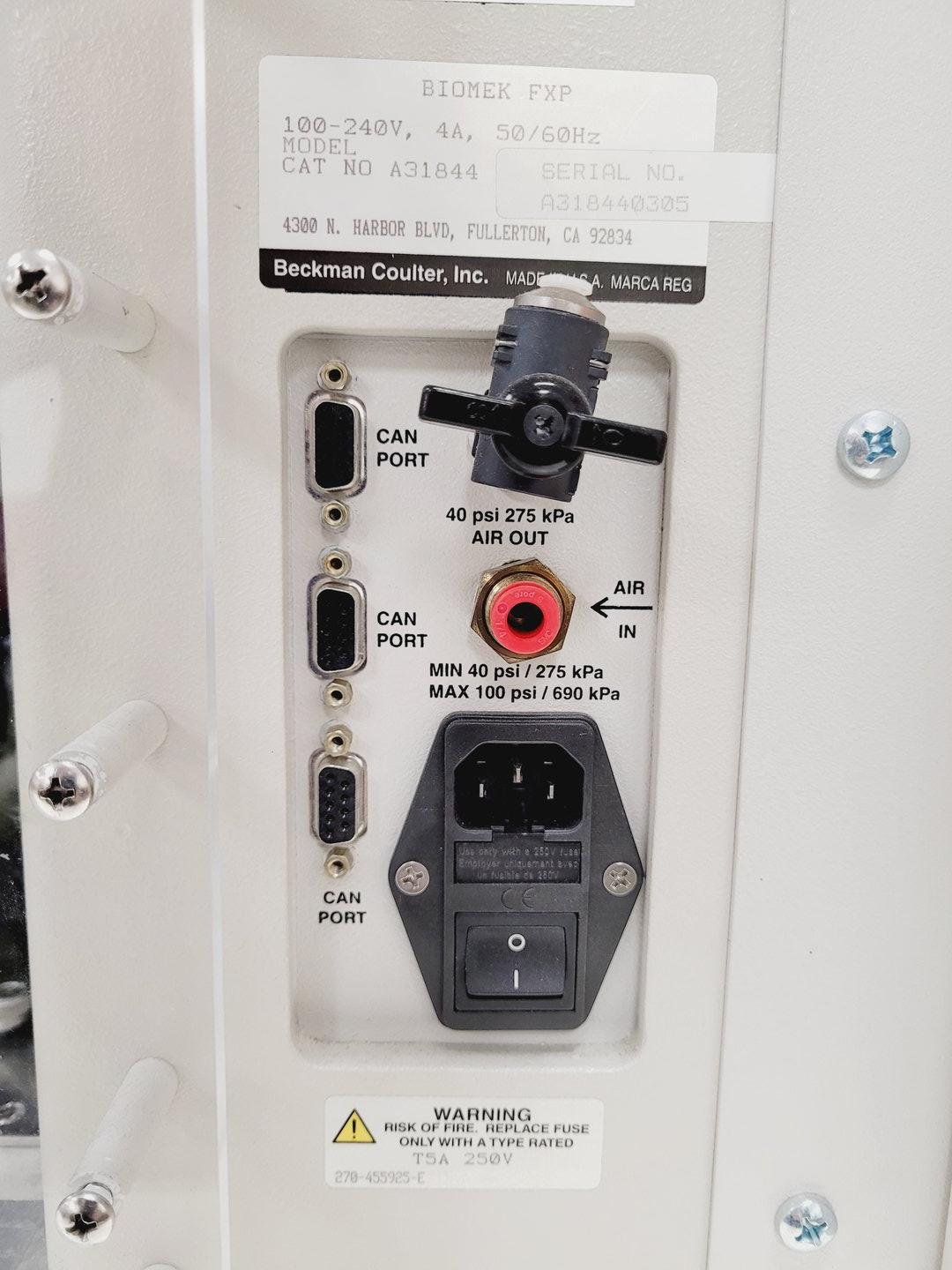 Image of Beckman Coulter Biomek FXP Laboratory Automation Workstation Lab