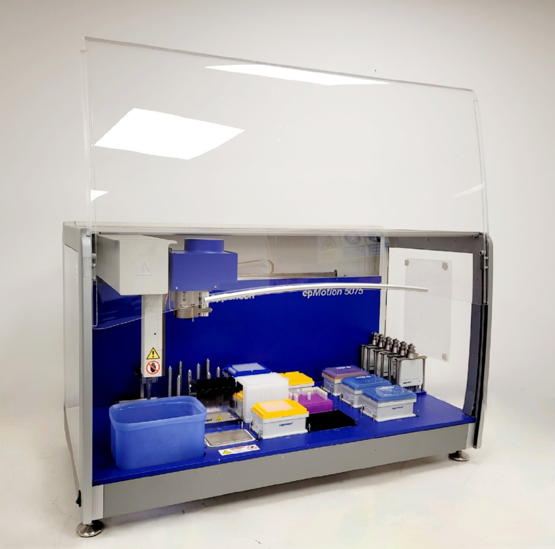 Eppendorf EpMotion 5075 Liquid Handler Laboratory Automation Robot eppendorf-epmotion-5075-liquid-handler-laboratory-automation-robot