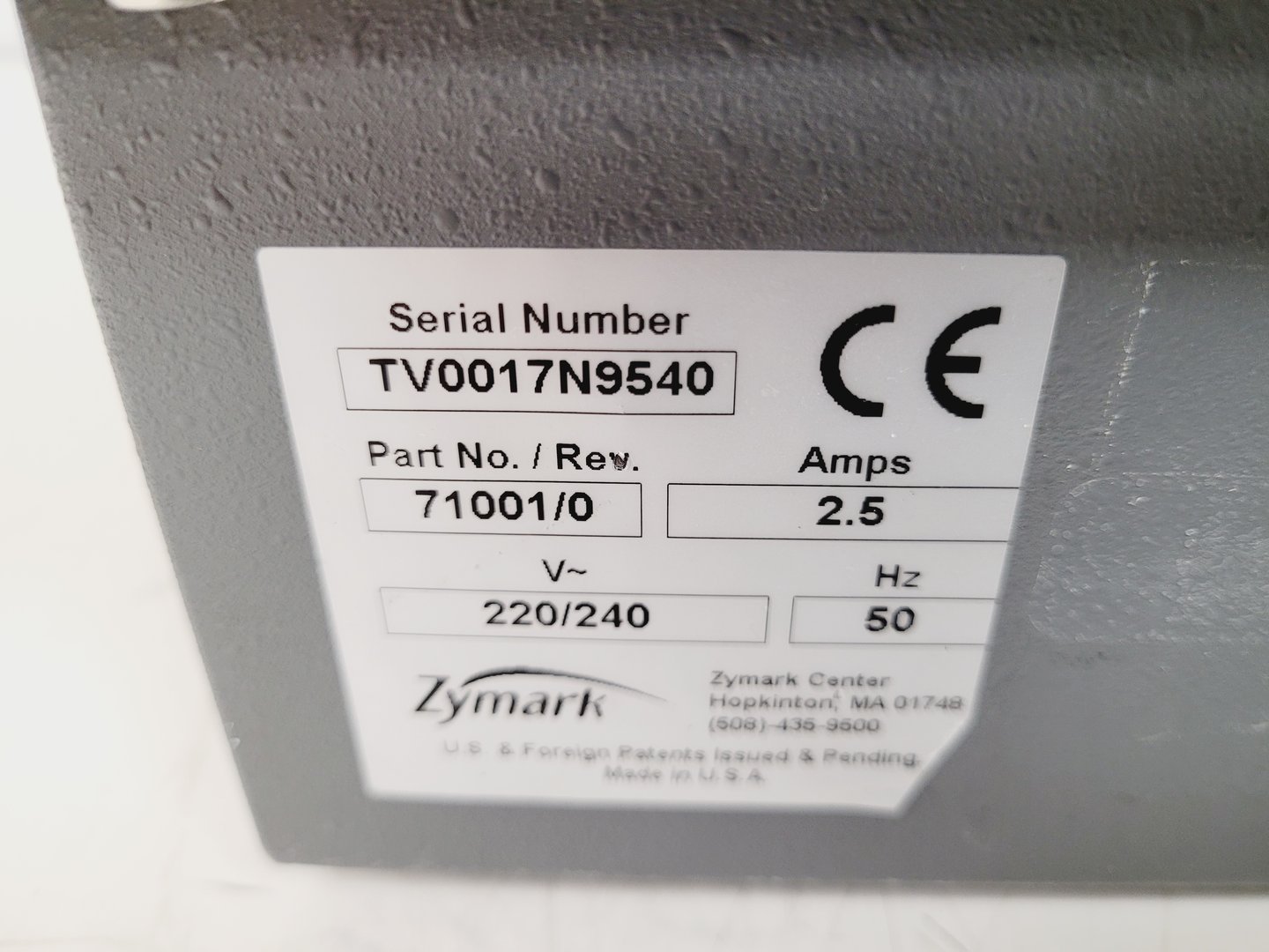 Image of Zymark TurboVap 96 Concentration Evaporator Workstation Lab