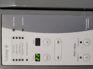 Thumbnail image of Zymark TurboVap 96 Concentration Evaporator Workstation Lab