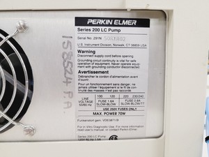 Thumbnail image of Perkin Elmer Series 200 LC Pump HPLC Lab