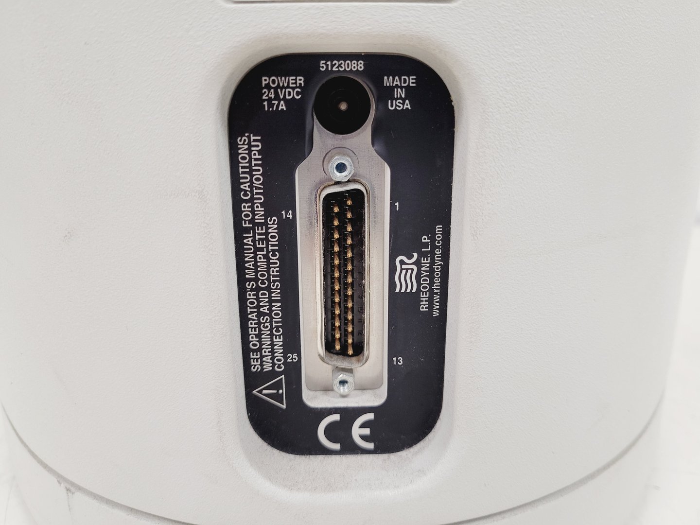 Rheodyne Labpro PR500-104-02 HPLC 6-Position 6-Port Switching Valve Column