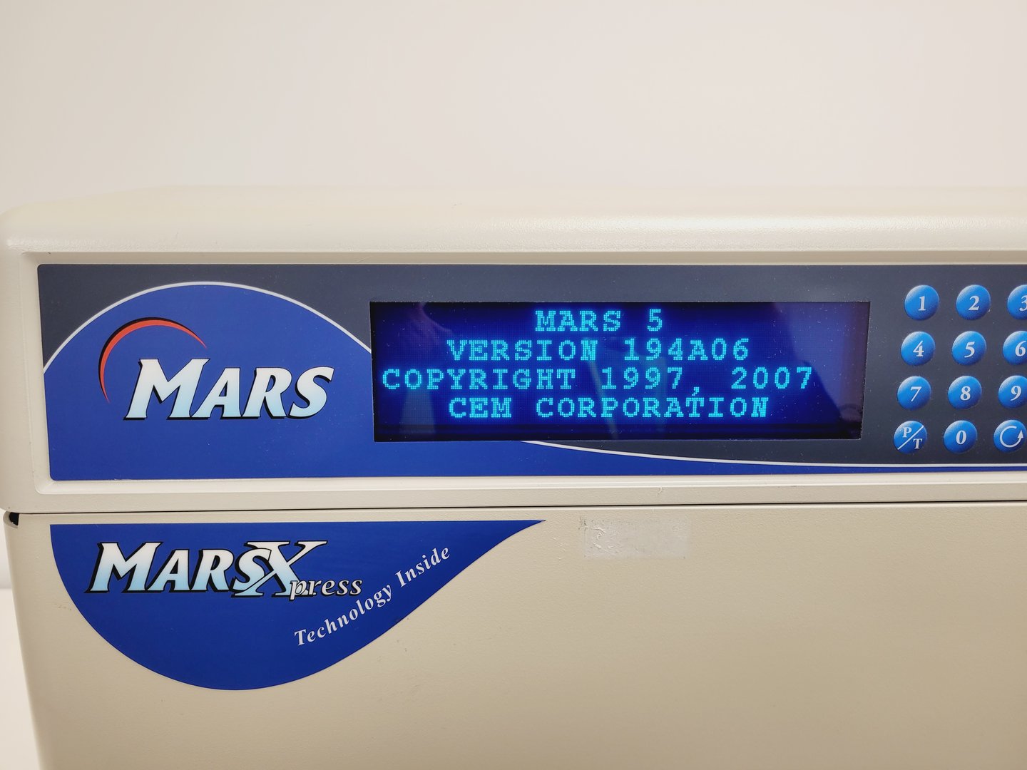 Image of CEM Mars Xpress 240/50 Model no. 907511 Synthesis Microwave Oven Lab