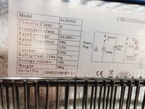 Thumbnail image of Labcold Model RLDF0505 Pharmacy Refrigerator Laboratory Fridge Lab
