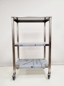 Thumbnail image of Teknomek Stainless Steel Lectern with Double Undershelf