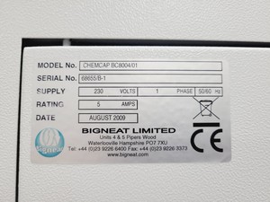 Thumbnail image of Bigneat Chemcap BC8004/01 Ductless Fume Cabinet Lab