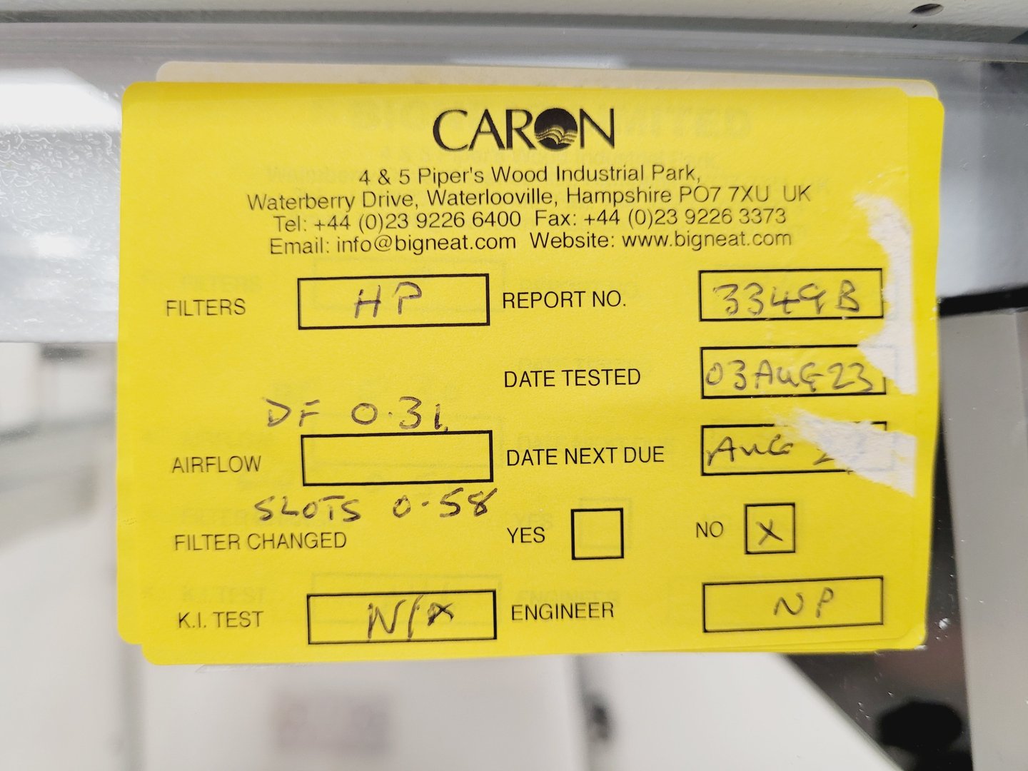 Image of Bigneat PCR UV Workstation w/ Timing System Lab