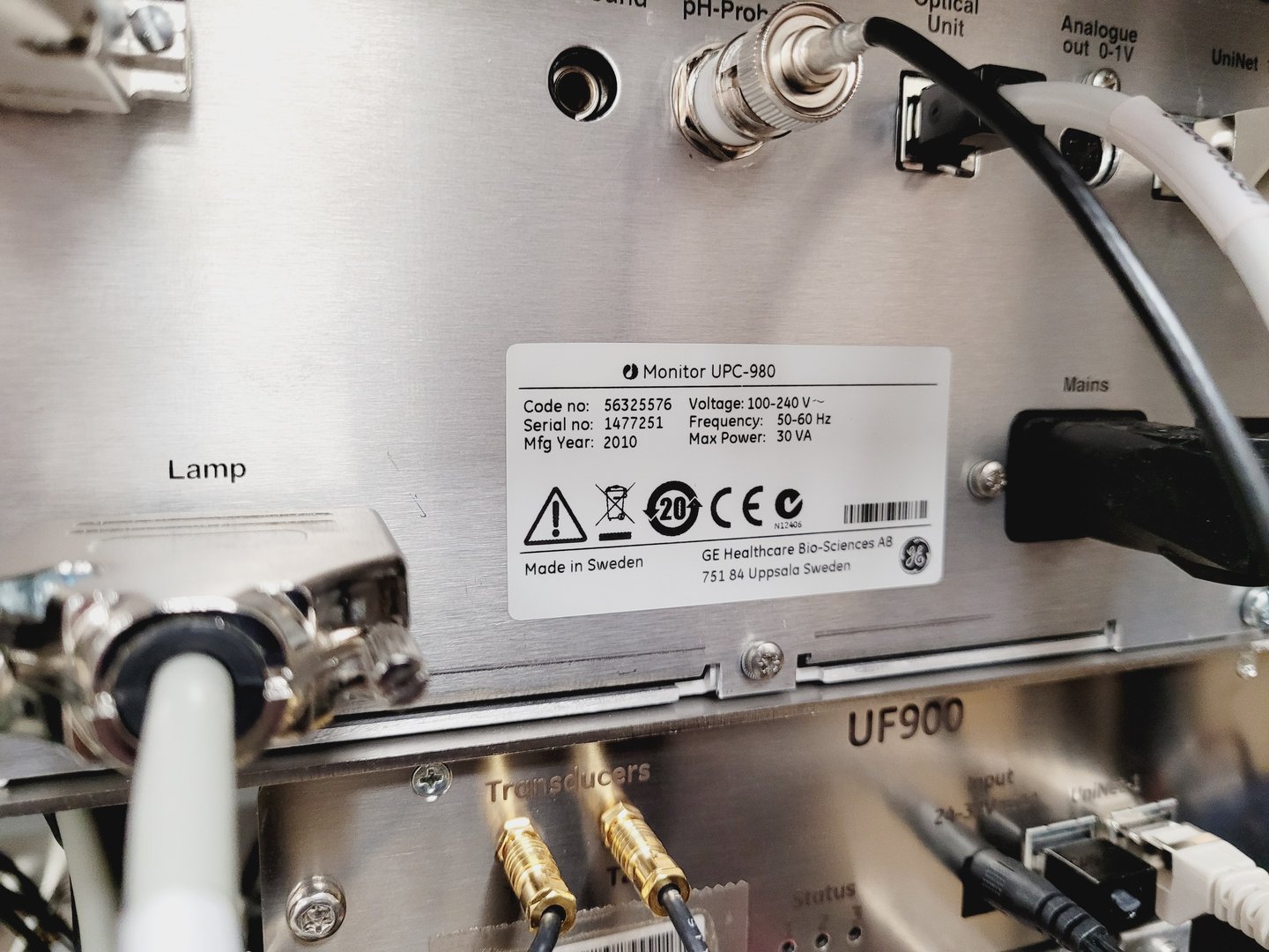 Image of GE Healthcare AKTAready Single-Use Chromatography FPLC System Lab