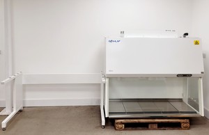 Thumbnail image of Scanlaf Mars 1500 Class 2 Biohazard Safety Cabinet with Stand Lab