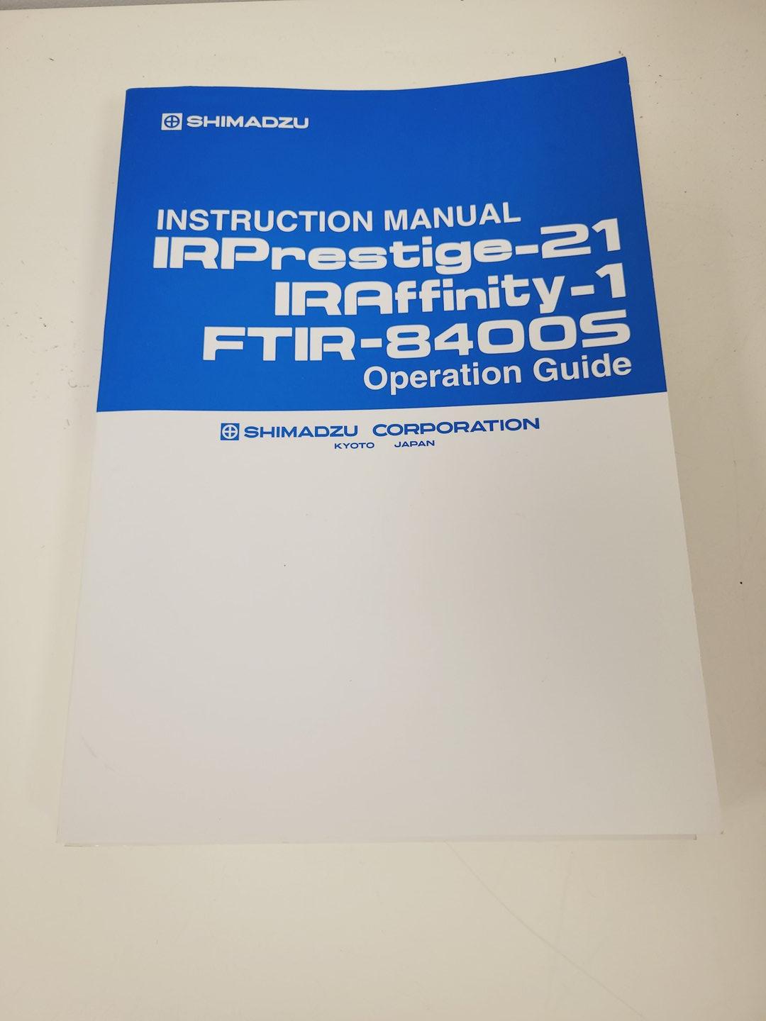 Image of Shimadzu IRAffinity-1 FTIR Spectrophotometer with Software Spares/Repair Lab