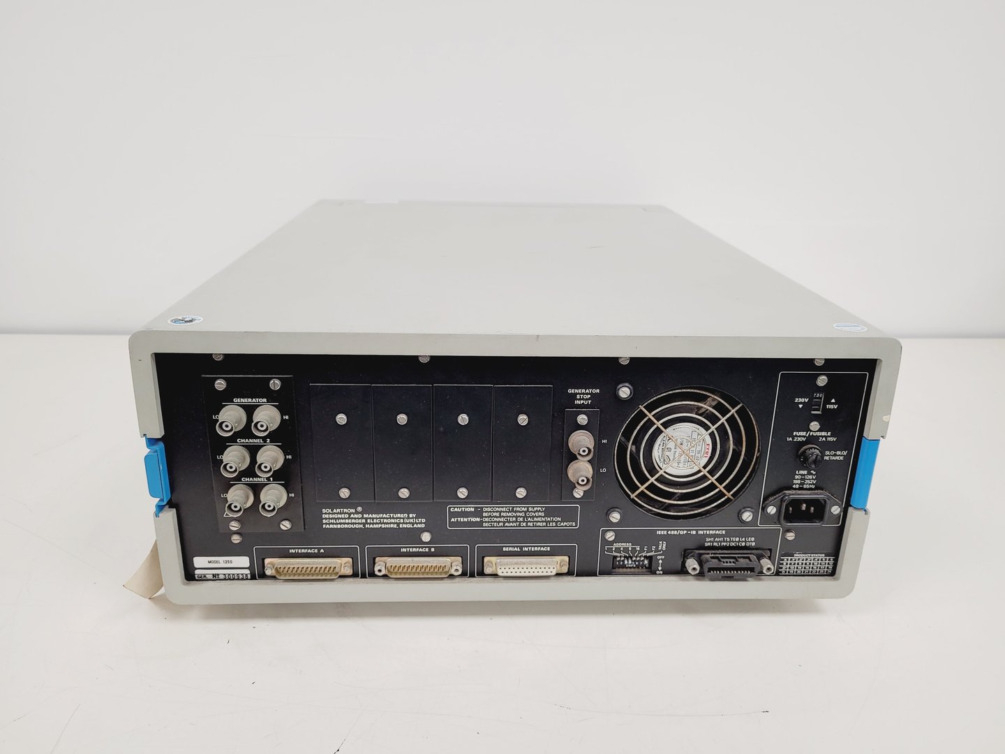 Image of Solartron Schlumberger 1250 Frequency Response Analyser Spares or Repairs
