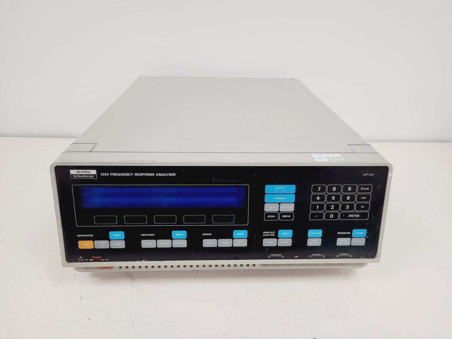 Image of Solartron Schlumberger 1250 Frequency Response Analyser Spares or Repairs