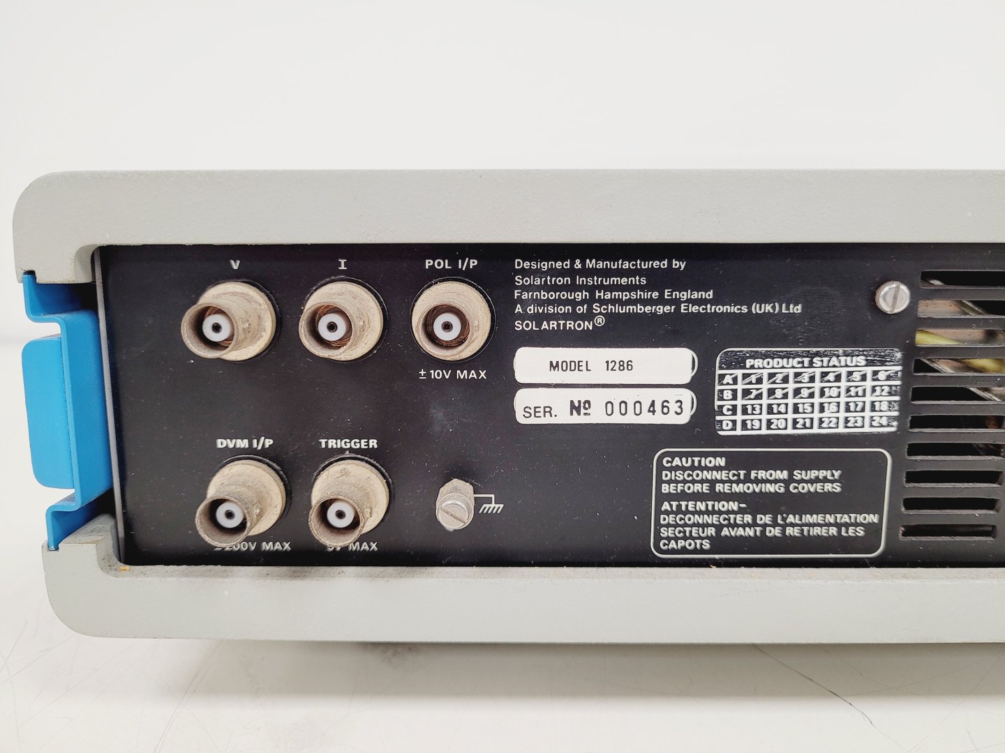 Image of Solartron Schlumberger 1286 Electrothermal Interface Lab