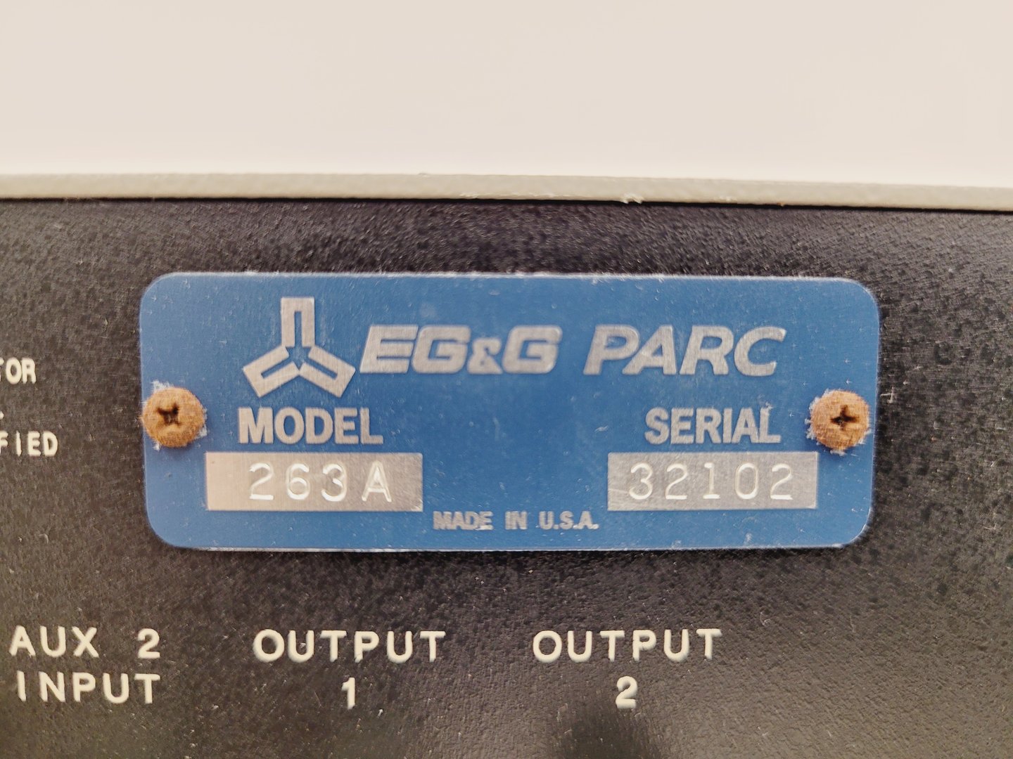 Image of EG&G Potentiostat/Galvanostat Model 263A Lab