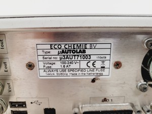 Thumbnail image of Eco Chemie BV Metrohm FRA2 Autolab Potentiostat/Galvanostat Type 3 Lab