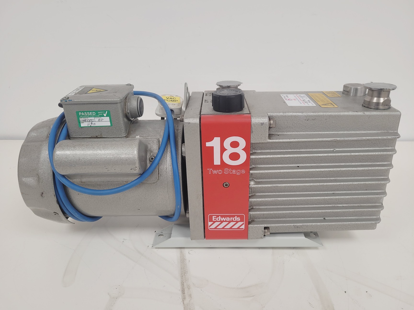 Image of Edwards 18 E2M-18 Two Stage Rotary Vane Vacuum Pump Lab