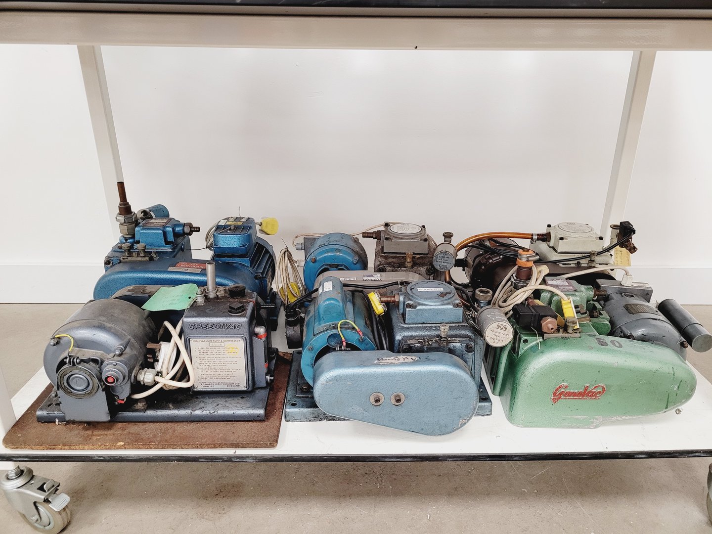Image of Job Lot of Laboratory Vacuum Pumps GeneVac NGN Speedivac Lab