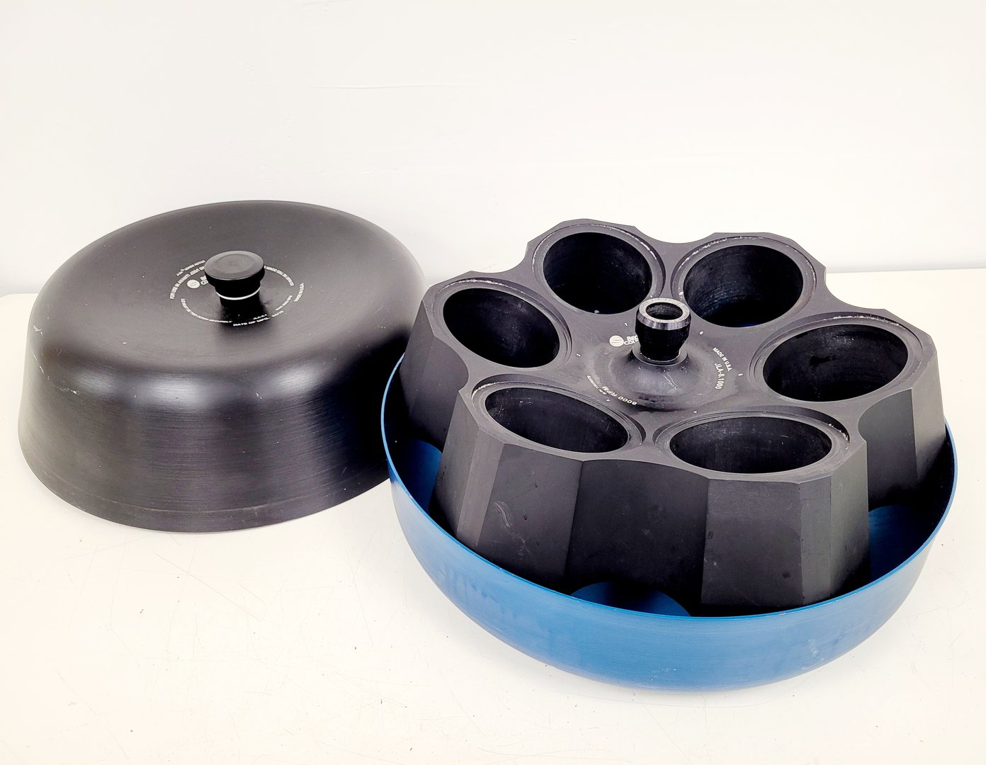 Lightweight Rotor Pack Beckman Coulter J-Lite JLA-8.1 Fixed Angle Rotor 6 x 1000ml 8000rpm Lab