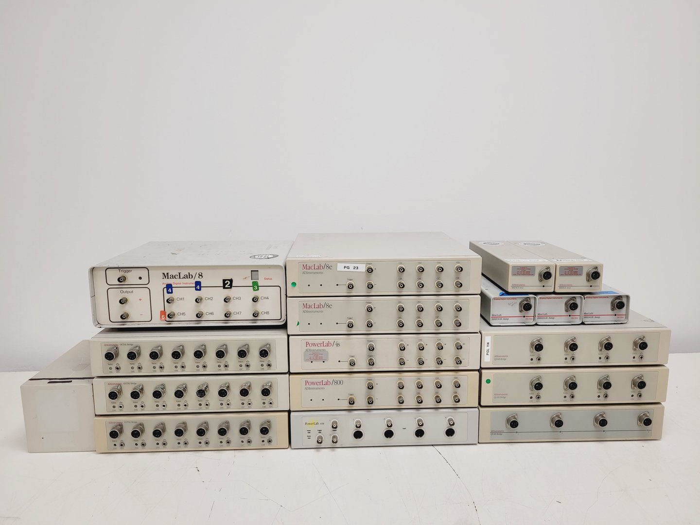 Image of Lot of AD Instruments MacLab/PowerLab Power Amplifiers Lab
