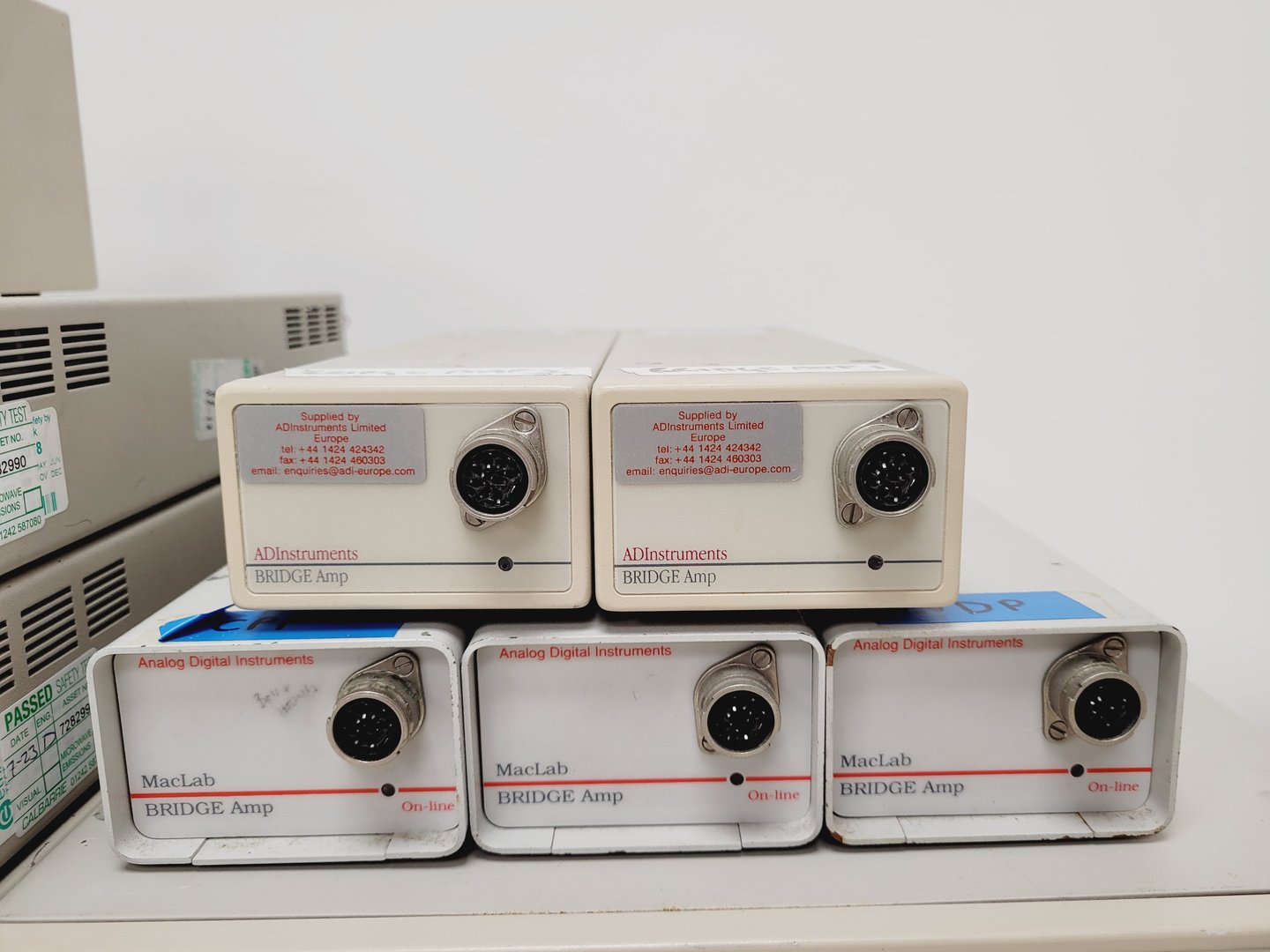 Image of Lot of AD Instruments MacLab/PowerLab Power Amplifiers Lab