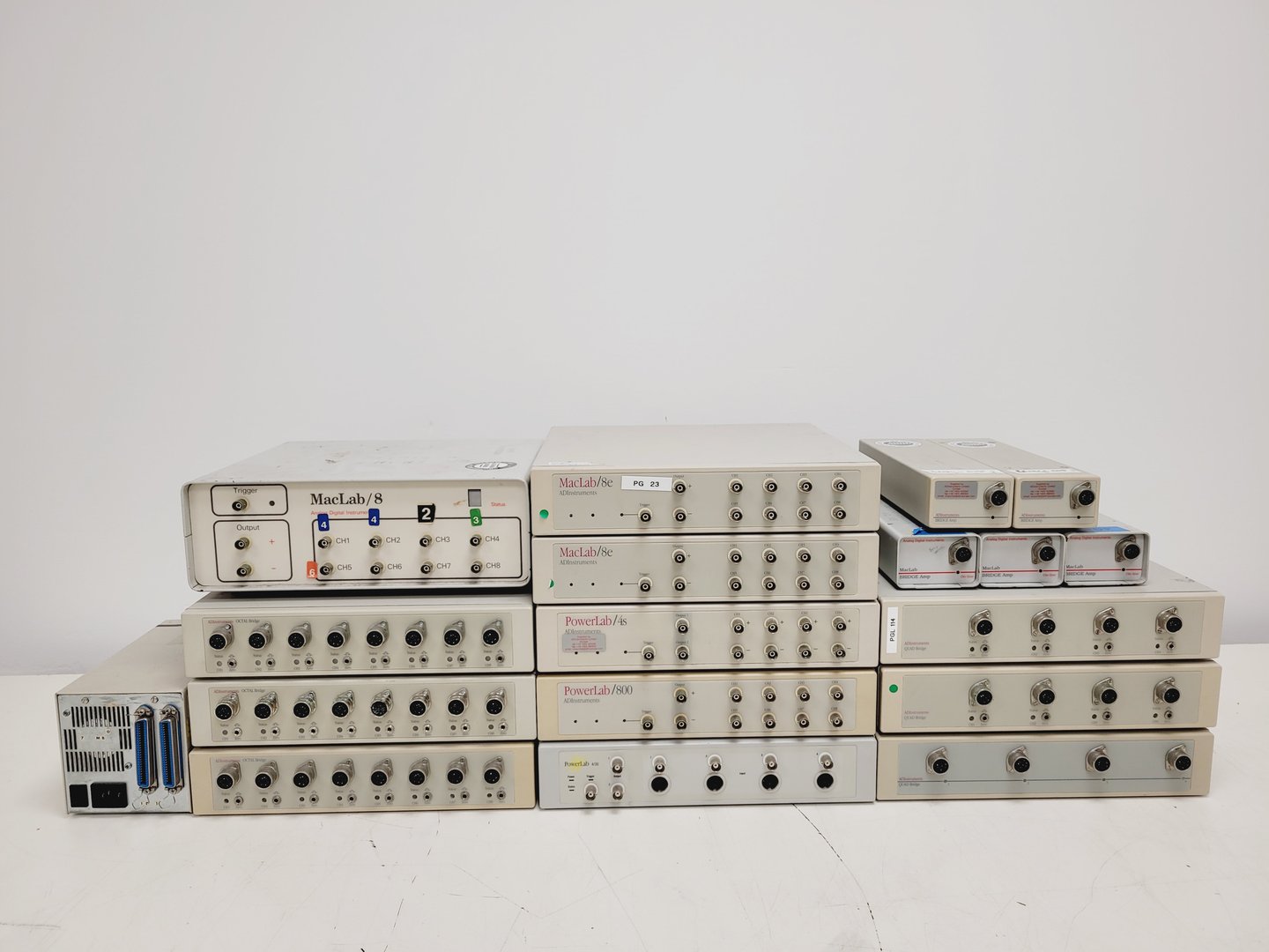 Image of Lot of AD Instruments MacLab/PowerLab Power Amplifiers Lab