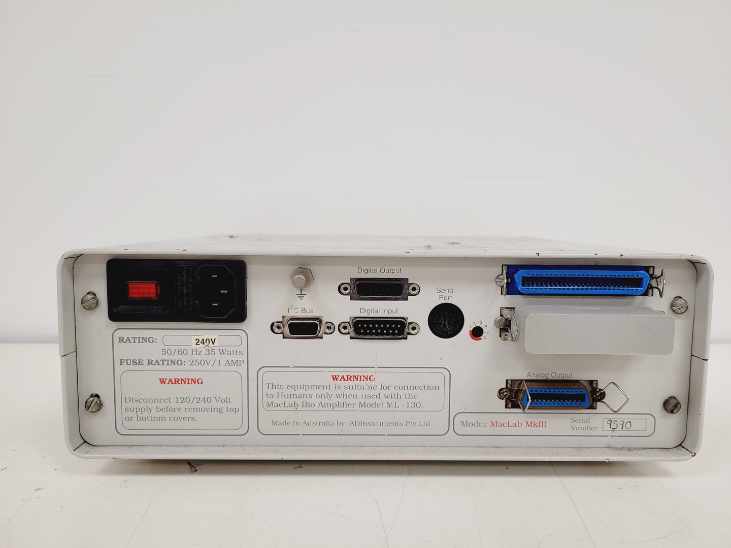 Image of Lot of AD Instruments MacLab/PowerLab Power Amplifiers Lab