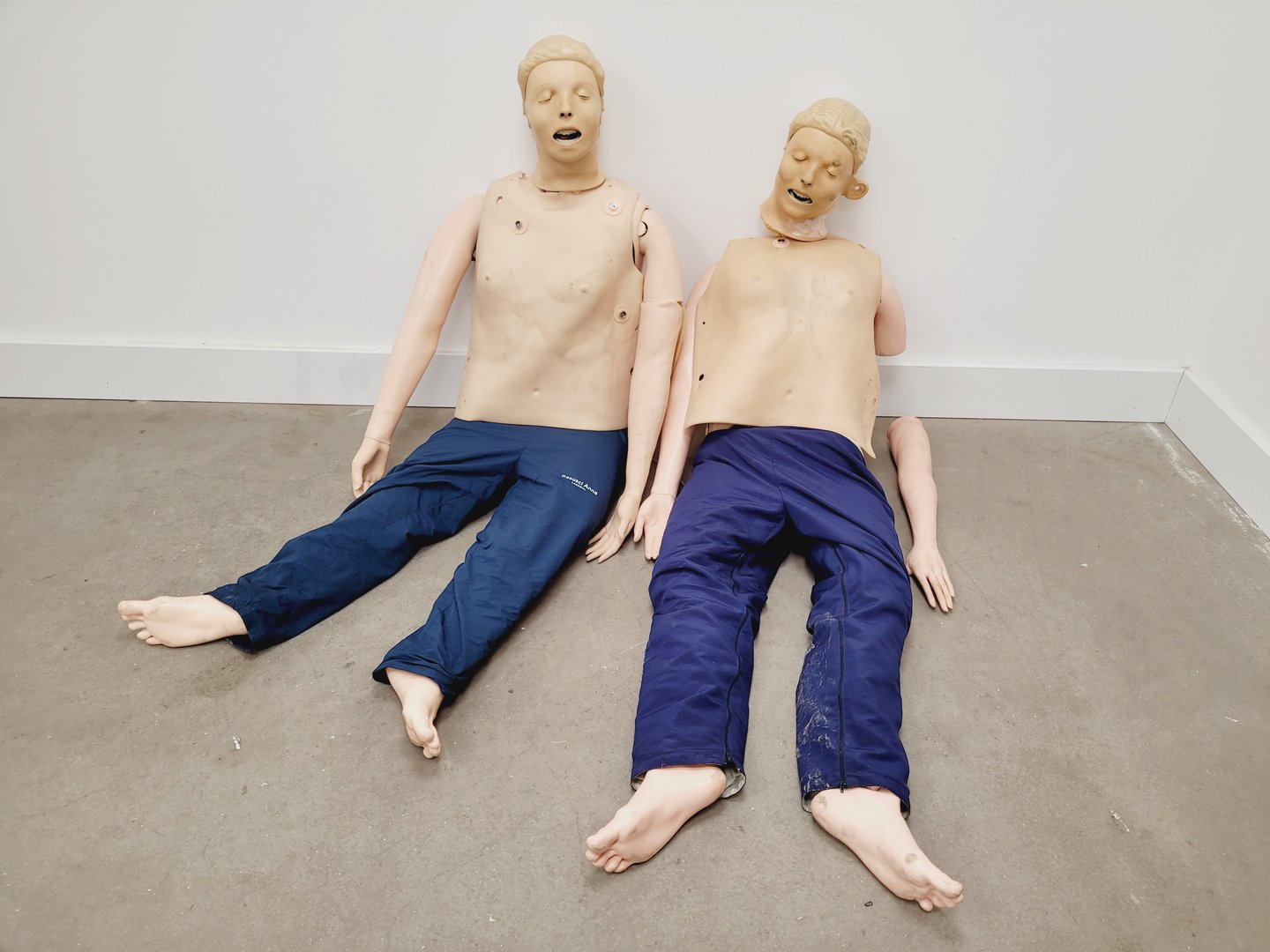Image of 3 x Laerdal Resusci Anne QCPR Full Body CPR Training Manikins Spares/Repairs