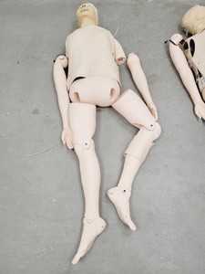 Thumbnail image of 3 x Laerdal Resusci Anne QCPR Full Body CPR Training Manikins Spares/Repairs