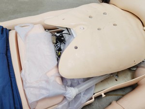 Thumbnail image of 3 x Laerdal Resusci Anne QCPR Full Body CPR Training Manikins Spares/Repairs