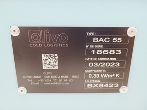 Thumbnail image of Olivo BAC 55 Dry Ice Storage Box Lab