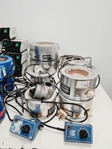 Thumbnail image of Lot of Laboraotory Heating Mantles (Electrothermal, Gallenkamp, FALC, ISOPAD)