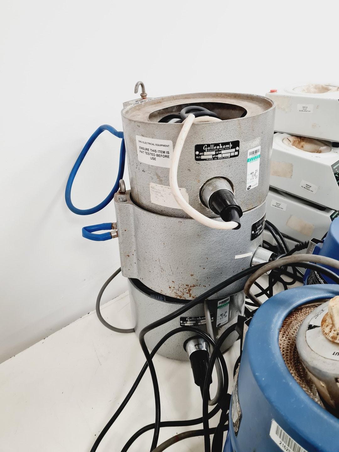 Image of Lot of Laboraotory Heating Mantles (Electrothermal, Gallenkamp, FALC, ISOPAD)