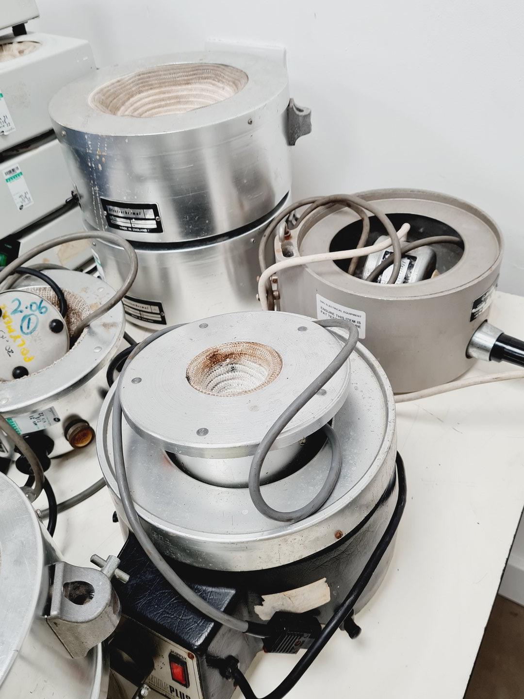 Image of Lot of Laboraotory Heating Mantles (Electrothermal, Gallenkamp, FALC, ISOPAD)