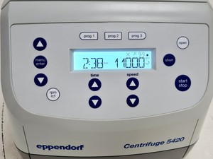 Thumbnail image of Eppendorf 5420 Benchtop Laboratory Centrifuge with FA-24x2 Rotor 15060rpm  Lab