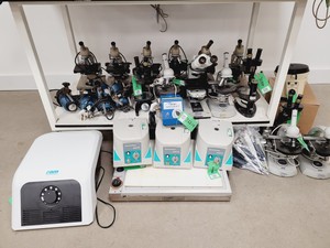 Thumbnail image of Job lot of Mixed Laboratory Equipment - Microscopes - Pipettes -  Centrifuge Lab