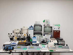 Thumbnail image of Job lot of Mixed Laboratory Equipment - Microscopes - Pipettes -  Centrifuge Lab