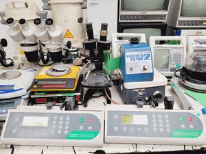 Thumbnail image of Job lot of Mixed Laboratory Equipment - Microscopes - Pipettes -  Centrifuge Lab