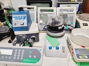 Thumbnail image of Job lot of Mixed Laboratory Equipment - Microscopes - Pipettes -  Centrifuge Lab