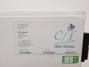 Thumbnail image of Percival I-30LEDL3 Environmental Control Chamber Lab