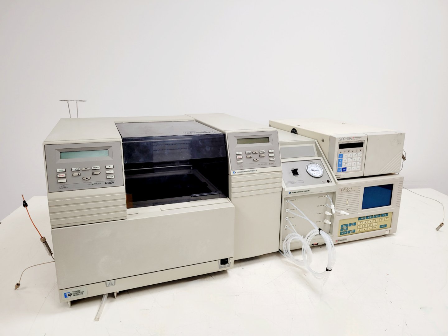 Image of Thermo Separation Products/Shimadzu HPLC System - AS3000 - P1500 - RF-551 Lab