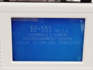 Thumbnail image of Thermo Separation Products/Shimadzu HPLC System - AS3000 - P1500 - RF-551 Lab