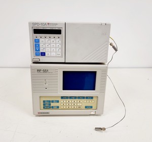 Thumbnail image of Thermo Separation Products/Shimadzu HPLC System - AS3000 - P1500 - RF-551 Lab