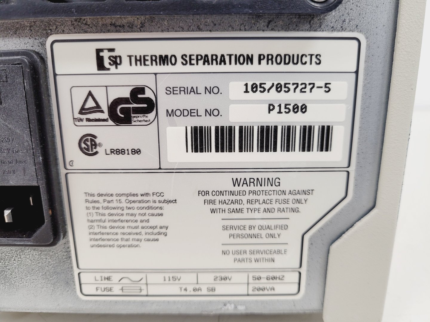 Image of Thermo Separation Products/Shimadzu HPLC System - AS3000 - P1500 - RF-551 Lab