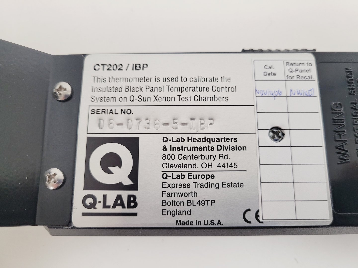 Image of Q-Lab Q-Sun Xenon Test Chamber Xe-1-BC Lab Spares/Repairs