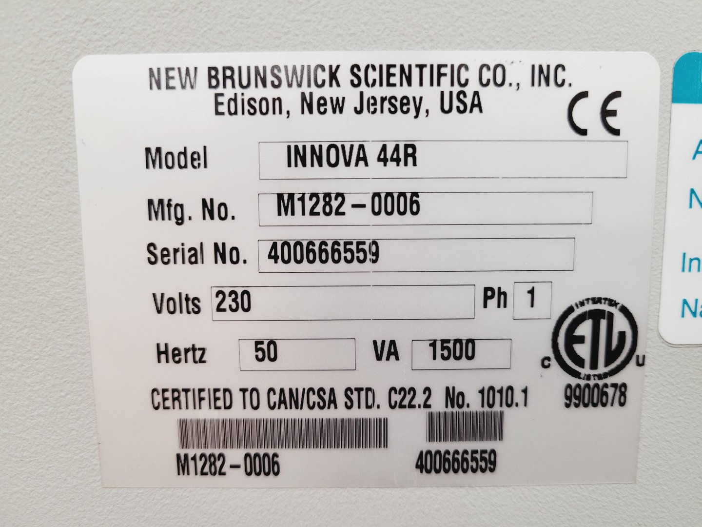 Image of New Brunswick Scientific Innova 44 Incubator Shaker Double Stack