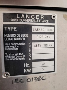 Thumbnail image of Lancer Labsec 1400 14UP Glassware Dryer Lab