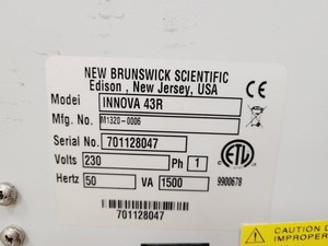 Thumbnail image of New Brunswick Scientific Innova 43R Incubator Shaker Lab