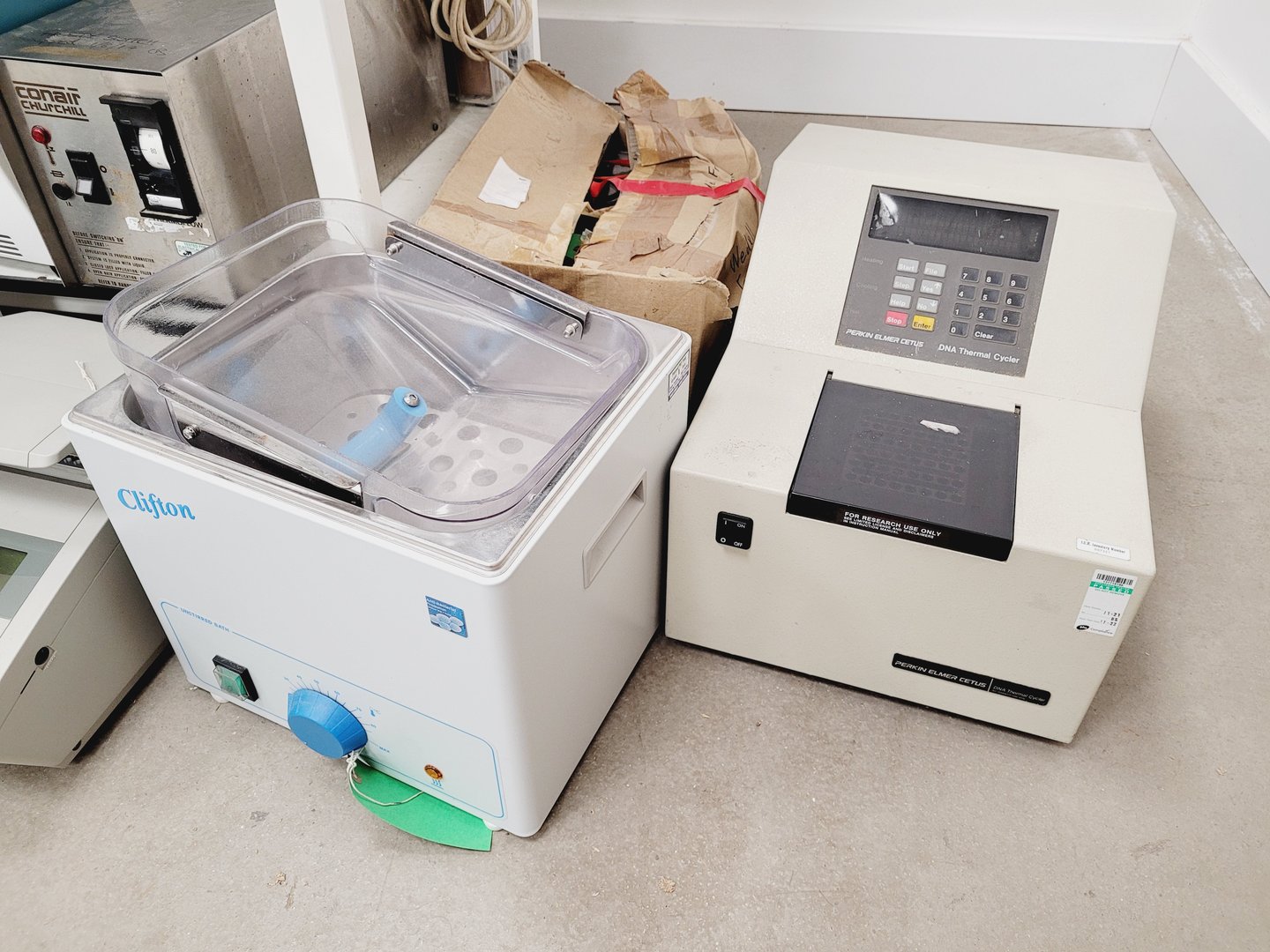 Image of Laboratory Equipment Job Lot Mixed - Thermal Cyclers - Scales - Water Baths Lab