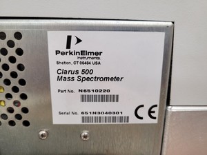 Thumbnail image of Perkin Elmer Clarus 500 Mass Spectrometer Lab Spares/Repairs