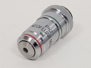 Thumbnail image of Carl Zeiss Plan-NEOFLUAR PH2 16/0.50 Imm 160/- 46 15 26 Microscope Objective Lab